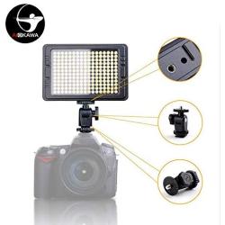 AIOKAWA Premium On Camera Video Light Photo Dimmable 204 LED Panel with 1/4" Thread for Canon, Nikon, Sony and Other DSLR Cameras, Bi-Color 3200K-5600K Bright LED Fill Light [10 Year Warranty!]