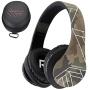 PowerLocus Bluetooth Over-Ear Headphones, Wireless Stereo Foldable Headphones Wireless and Wired Headsets with Built-in Mic, Micro SD/TF, FM for iPhone/Samsung/iPad/PC (Camo)
