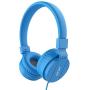 Kids Headphones for Boys, Comfortable Corded Foldable Headset for Children & Toddlers, Soft On-Ear Lightweight Child Earphones for Tablet, Cellphone, Computer, School & Kindergarten Kids (Blue)
