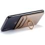 ACRSIKR Card Holder for Back of Phone, RFID Blocking Cell Phone Credit Wallet with Ring Pocket Stick on iPhone