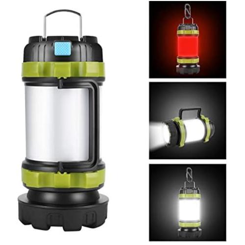 AlpsWolf Camping Lantern Rechargeable Camping Flashlight 4000mAh Power Bank,6 Modes, IPX4 Waterproof, Led Lantern Camping, Hiking, Outdoor Recreations, USB Charging Cable Included