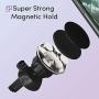 Magnetic Phone Car Mount 2 Pack by TalkWorks | Universal Cell Phone Holder Air Vent Magnet Compatible with Apple iPhone 11, 11 Pro/Max, XR, XS/Max, X, 8, 7, 6, SE, 5 & for Samsung Galaxy S20, S10, S9