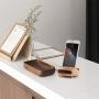 Mate2GO Phone Stand Sound Amplifier, Wood Phone Stand for Desk, Desktop Phone Stand, Phone Speaker Amplifer Holder, Handmade Wooden Phone Dock Compatible with Smartphone, Kindle, Mini Pad - Beech