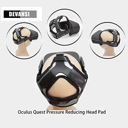 Head Strap Pad & Headband Gravity Pressure Reducing Head Pad Cushion for Oculus Quest Headset Accessories with Comfortable PU Leather Surface & Soft Foam Pad