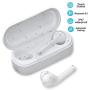 Wireless Earbuds Headset Bluetooth 5.0 TWS Noise Canceling Stereo Headphones for iPhone Android, Waterproof Touch Control Earphones with Charging Case (White)