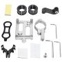 Enrilior GUB Mountain Bicycle Motorcycle Mobile Phone Camera Holder Mount Bracket Cycling(Titanium Color