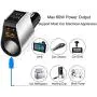 Car Charger Extension Cigarette Lighter Adapter,Socket Splitter with 3 USB and Voltage Meter,Compatible for iPhone 8/7/X/6S/XR,iPad,Samsung Galaxy S9/S8,iPad,GPS,Android Phone (Silver)