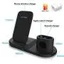 Wireless Charger, 3 in 1 Wireless Charging Station for Apple, Wireless Charging Stand for Apple Watch and iPhone Airpod Compatible for iPhone 11 Pro/X/XS/XR/Xs Max/8 Plus iWatch 5 4 3 2 1 Airpods1 2