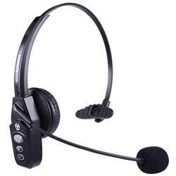 Bluetooth Headset V5.0, Pro Wireless Headset with Noise Canceling Mic for Cell Phone Trucker Engineers Business Home Office