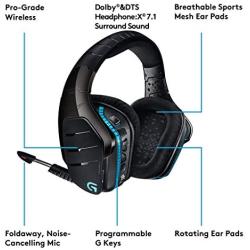 Logitech G933 Artemis Spectrum RGB 7.1 Surround Sound Gaming Headset (Renewed)