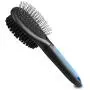 BV Dog Brush and Cat Brush, Pet Grooming Comb, 2 Sided Bristle and Pin for Long and Short Hair Dog, Removing Shedding Hair