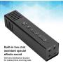 eboxer-1 Aluminum Full CNC Phone Mic Portable Voice Amplifier Mini Voice Changer for for Sound(Black)