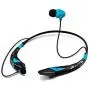 Aduro Amplify Pro SBN45 Wireless Stereo Bluetooth Around The Neck Earbud Headphone Headset (Black/Blue)