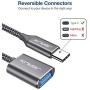 USB C to USB Adapter [2 Pack], JSAUX USB Type C Male to USB 3.0 Female OTG Cable Thunderbolt3 to USB Adapter Compatible with MacBook Pro/Air 2019 2018 2017, Samsung Galaxy S20 S20+ Ultra Note 10 S9 S8