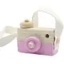 wgg Mini Wooden Camera Childrens Toy, Kids Room Hanging Decoration Portable Toy Gift (Pink)