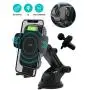 REDBEAN Wireless Car Charger 15W Qi Fast Charging Auto Clamping Mount Windshield Dashboard Air Vent Phone Holder Compatible with iPhone 11 Pro Max XS XR X 8 Plus Samsung S10 S9 S8(Modern Black)