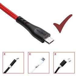 Micro USB Cable 3ft, Cabepow Android Charger Cable, Durable Premium Nylon Braided Fast Phone Charger Cord Android USB Charging Cord Compatible with Samsung Galaxy S7 S6 S7 Edge S5,Note 5,PS4,(3pack)