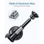 andobil Magnetic Phone Car Mount, 360° Rotation Universal Dashboard Windshield Cellphone Holder Hands-Free Suction Phone Stand Compatible iPhone SE 11 Pro Max/XR/6/7/8 Plus, Samsung Note S9/S10e/a20