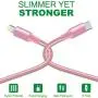 Phone 11 Charger, USB C to Charging Cable [3ft 6ft 10ft] Powerline for Phone 11/11 Pro/11 Pro Max/X/XS/XR/XS Max/8/8 Plus, Supports Power Delivery（Rose）