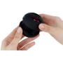 AYL Mini Speaker System, Portable Plug in Speaker with 3.5mm Aux Audio Input, External Speaker for Laptop Computer, MP3 Player, iPhone, iPad, Cell Phone (Black)