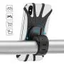 WASAGA Universal Bicycle Mobile Phone Holder Silicone Motorcycle Bike Handlebar Stand Mount for Cycling GPS/Map/Time/Music, Fit for iPhone 11 Pro Max/XS/XR/8/8 Plus, Samsung Galaxy S10/Note 10 WASAGA Universal Bicycle Mobile Phone Holder Silicone Motorcycle Bike Handlebar Stand Mount for Cycling GPS/Map/Time/Music, Fit for iPhone 11 Pro Max/XS/XR/8/8 Plus, Samsung Galaxy S10/Note 10