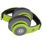 iJoy Matte Finish Premium Rechargeable Wireless Headphones Bluetooth Over Ear Headphones Foldable Headset with Mic (SRG-Lime)
