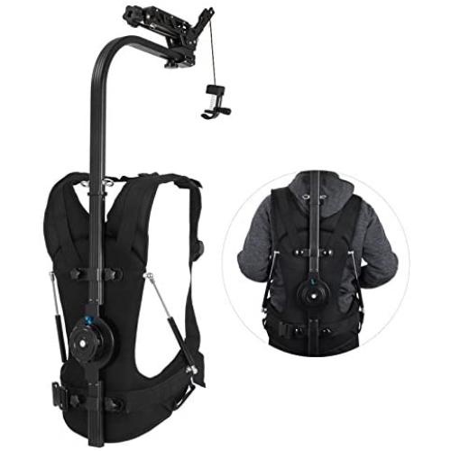 VEVOR Easy Rig Stabilizer Vest with Serene Damping Arm Camera Video Film Support System for 3 Axis Stabilized Handheld Gimbal Backpack Body Pod Stabilizer 8kg - 18kg / 17.6lb - 39.7lb Load Capacity