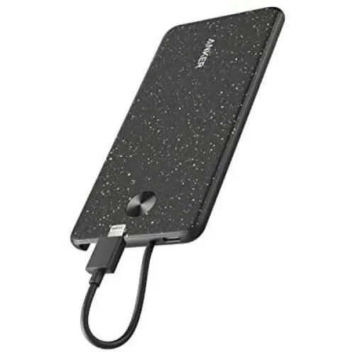 Anker PowerCore III 5000mAh MFi Certified Portable Charger with Built-in Lightning Cable, Ultra Slim Power Bank for iPhone XR, iPhone 11, and iPhone 11 Pro, and More Anker PowerCore III 5000mAh MFi Certified Portable Charger with Built-in Lightning Cable, Ultra Slim Power Bank for iPhone XR, iPhone 11, and iPhone 11 Pro, and More