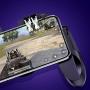 Bluetooth Game Controller, H9 Six Finger Game Controller Gamepad Trigger Shooting Free Fire Cooling Fan Gamepad Joystick for iOS for Android Mobile Phone-Charging Fan-