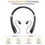 Foldable Bluetooth Headset, Beartwo Lightweight Retractable Bluetooth Headphones for Sports&Exercise, Noise Cancelling Stereo Neckband Wireless Headset (with carry case) Foldable Bluetooth Headset, Beartwo Lightweight Retractable Bluetooth Headphones for Sports&Exercise, Noise Cancelling Stereo Neckband Wireless Headset (with carry case)