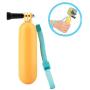 Walway Floating Hand Grip Floaty Handheld Monopod for GoPro Hero 6/5/ 5 Session/ 4 Session/ 4/3+/ 3/2/1, SJ4000/SJ5000, with Long Handle Screw and Wrist Strap