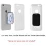 Mount Metal Plates Replacement Kits with 3M Adhensive for magnetic Car Mount Phone Holder 4 Pack (2 Rectangle 2 Round)