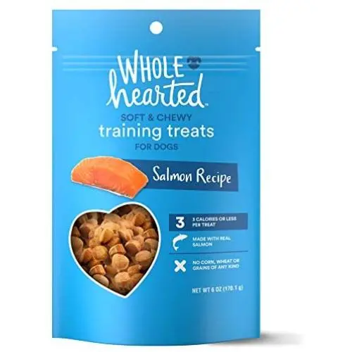 WholeHearted Grain-Free Tender Tidbits Salmon Recipe Dog Training Treats WholeHearted Grain-Free Tender Tidbits Salmon Recipe Dog Training Treats