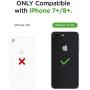 Spigen Ultra Hybrid [2nd Generation] Designed for Apple iPhone 8 Plus Case (2017) / Designed for iPhone 7 Plus Case (2016) - Red