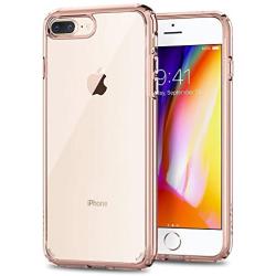 Spigen Ultra Hybrid [2nd Generation] Designed for Apple iPhone 8 Plus Case (2017) / Designed for iPhone 7 Plus Case (2016) - Rose Crystal