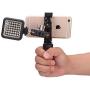 Metal Phone Tripod Mount with Cold Shoe,Woohoto 360 Rotation,Compatible with iPhone 11 Pro Tripod Mount, Osmo Pocket Holder, Sumsung Smartphone Holder Adapter, Cell Phone Clamp,Video Rig Mount