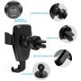 Wireless Car Charger, Veidoo 10W Qi-Certified Gravity Wireless Fast Charge Car Mount Air Vent Phone Holder Compatible with Mobile Phone S7 edge/S8/S10/S9+/Note 9 & Enable Qi Device Wireless Car Charger, Veidoo 10W Qi-Certified Gravity Wireless Fast Charge Car Mount Air Vent Phone Holder Compatible with Mobile Phone S7 edge/S8/S10/S9+/Note 9 & Enable Qi Device