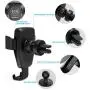 Wireless Car Charger, Veidoo 10W Qi-Certified Gravity Wireless Fast Charge Car Mount Air Vent Phone Holder Compatible with Mobile Phone S7 edge/S8/S10/S9+/Note 9 & Enable Qi Device