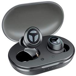 [Upgraded Version] TRANYA B530 Bluetooth 5.0 Deep Bass True Wireless Earbuds, Aptx/AAC Compatible Sports Wireless Headphone with CVC8.0 Noise Cancellation, 80 Hours Playtime with Charging Case