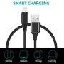 iPhone Charger, Sundix Lightning Cable 3Pack 6ft iPhone Charger Cable Cord Extra Long Nylon Braided Replacement for iPhone XR XS XSMax X 8 8Plus 7 7Plus 6S 6Splus 6 Plus, iPad, iPod-Black