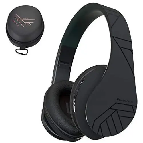 PowerLocus Bluetooth Over-Ear Headphones, Wireless Stereo Foldable Headphones Wireless and Wired Headsets with Built-in Mic, Micro SD/TF, FM for iPhone/Samsung/iPad/PC (Black) PowerLocus Bluetooth Over-Ear Headphones, Wireless Stereo Foldable Headphones Wireless and Wired Headsets with Built-in Mic, Micro SD/TF, FM for iPhone/Samsung/iPad/PC (Black)