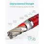 Anker Powerline+ II Lightning Cable (6ft), MFi Certified for Flawless Compatibility with iPhone X/8/8 Plus/7/7 Plus/6/6 Plus/5/5S and More(Red)