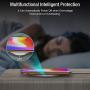 TOZO W1 Wireless Charger Ultra Thin Aviation Aluminum CNC Unibody Fast Charging Pad Gray (NO AC Adapter)