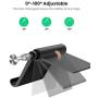 UGREEN Cell Phone Stand Holder Mobile Phone Dock Compatible for iPhone 11 Pro Max SE XS XR 8 Plus 6 7 5, Samsung Galaxy S20 S10 S9 S8 S7 S6 Android Smartphone Holder Desk Adjustable Foldable (Black)