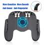 Mikirini H9 Mobile Game Controller, [6 Finger Operation] Super Cooling fan with built-in battery, Universal Game Grip for PUBG/Fortnite/Rules of Survival,for 4.7-6.7 Inch Android iOS Phone