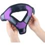 Esimen Head Cushion for Oculus Quest VR Headset, Comfortable Protective Strap Headband (Purple)