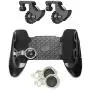 King Shine Mobile Gamepad Controller Grip Case Handle Mobile Holder Joystick with PUBG Trigger Button Compatible for Android iOS Phones King Shine Mobile Gamepad Controller Grip Case Handle Mobile Holder Joystick with PUBG Trigger Button Compatible for Android iOS Phones