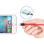 Anker Powerline+ Lightning Cable (1ft) Durable and Fast Charging Cable [Double Braided Nylon] for iPhone X / 8/8 Plus / 7/7 Plus / 6/6 Plus / 5s / iPad and More (Red)