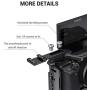 SMALLRIG Cold Shoe Extension Outrigger Hot Shoe Mount Adapter for Microphone, EVF and Camera Accessories - 2044