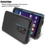 AMENQ Case for LG Stylo 5 L722DL, LG Stylo 5+/Stylo 5V/Stylo 5X Case, [Built-in Screen Protector] Full Body Heavy Duty with TPU Bumper and Rugged Hard PC Armor Protective Cover for LG Phone (Black)